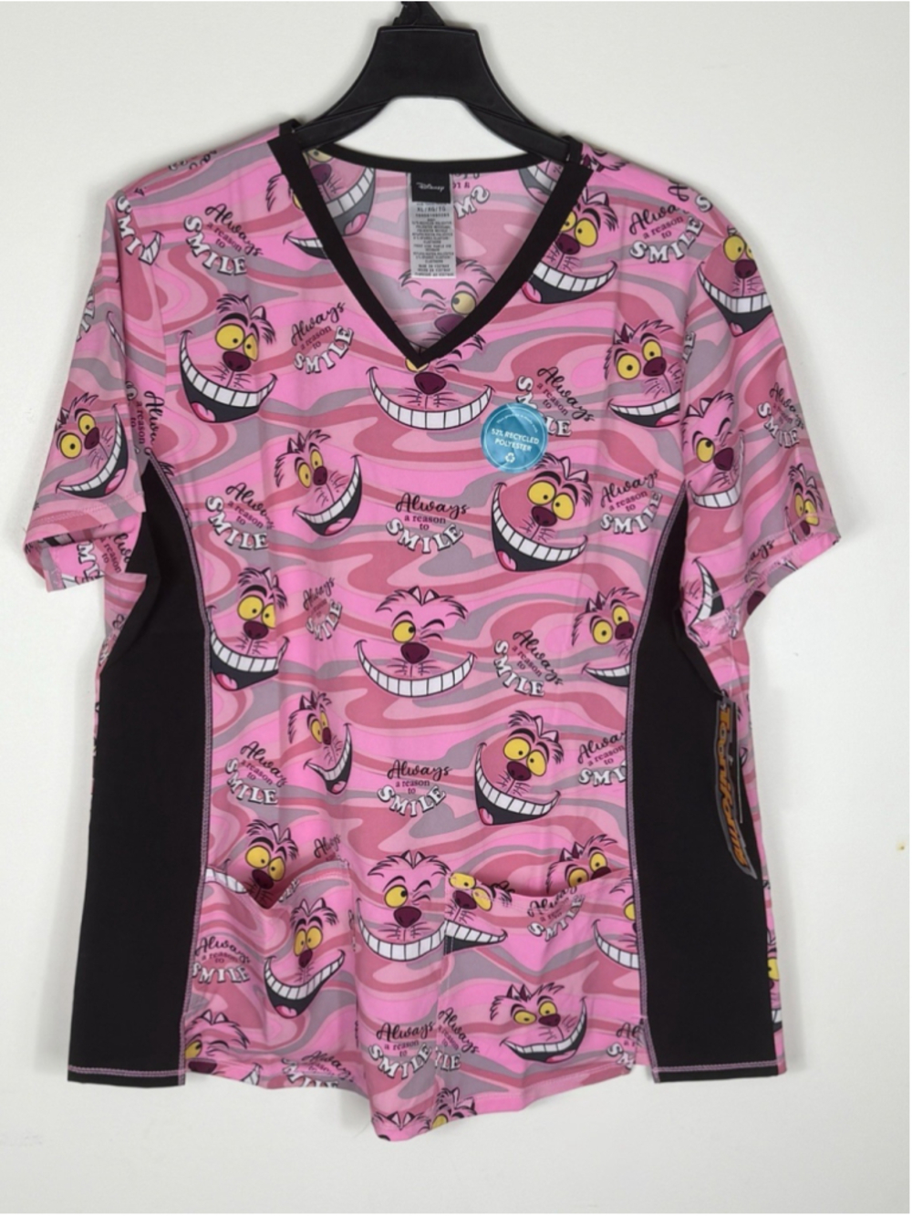 disney tooniforms cherokee scrub top pink size XL